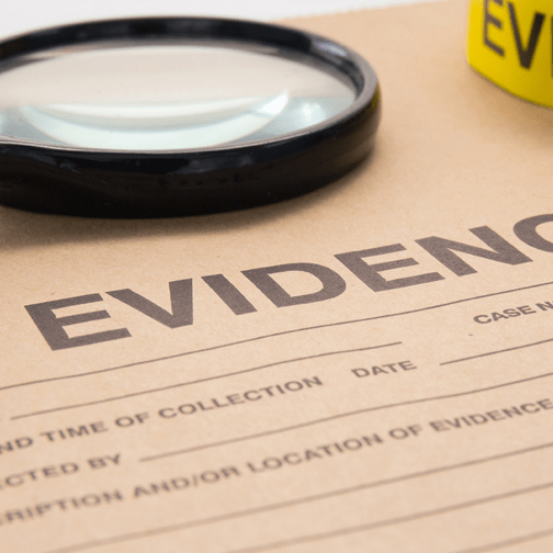 What is the process of creating, storing and maintaining evidence?